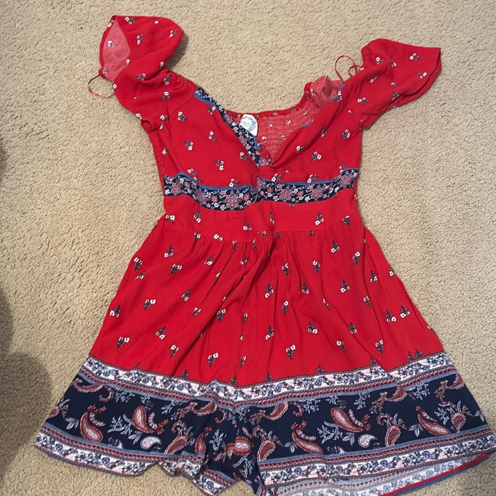 Francesca’s colorful romper